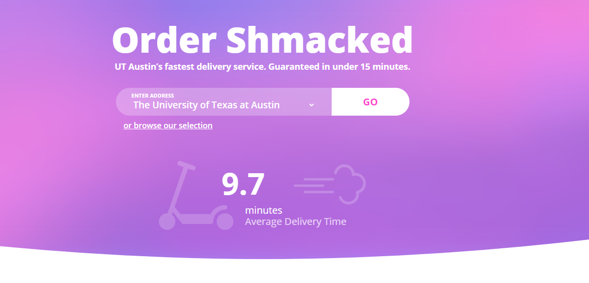 UT Austin’s fastest delivery service